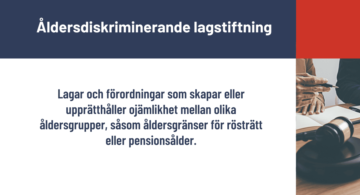 Åldersdiskriminerande lagstiftning