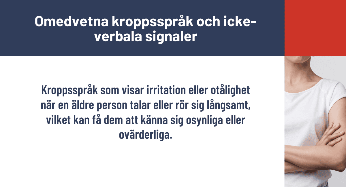 Omedvetna kroppsspråk och icke verbala signaler