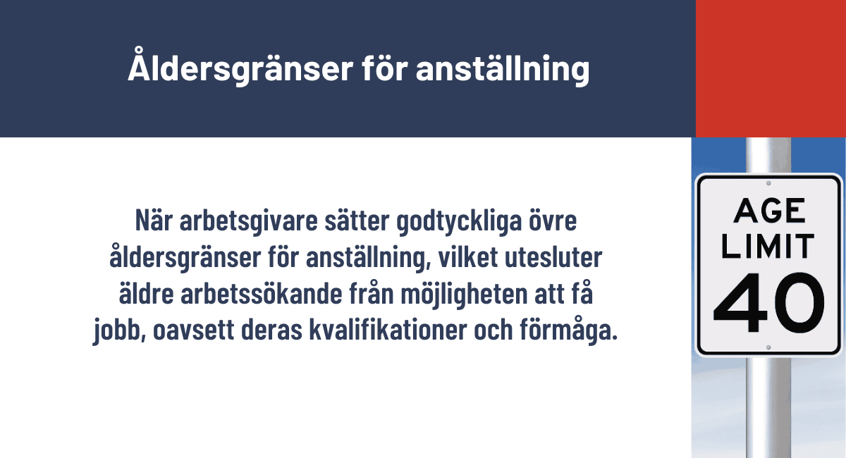 Åldersgränser för anställning