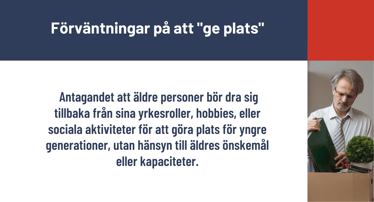 Förväntningar att "ge plats"
