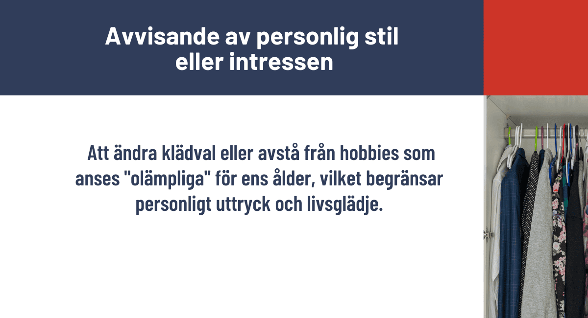 Avvisande av personlig stil eller intressen