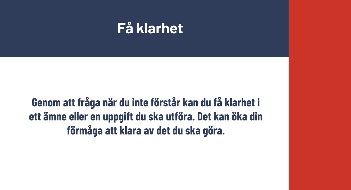 Få klarhet