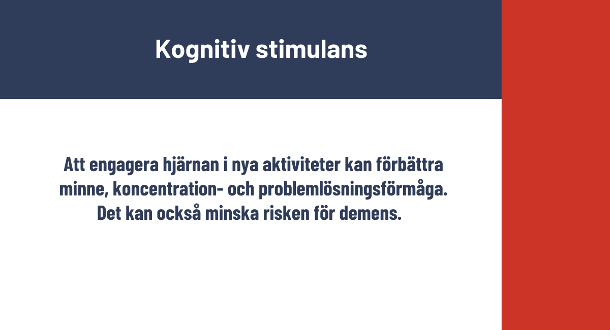 Kognitiv stimulans